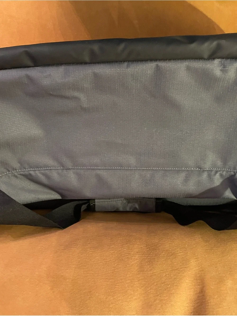Nike Gray Duffel Bag with White Swoosh and Black Accents(NWOT)